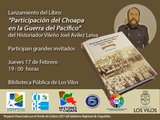  Presentan nueva edición ampliada del libro “El Choapa en la Guerra del Pacífico”