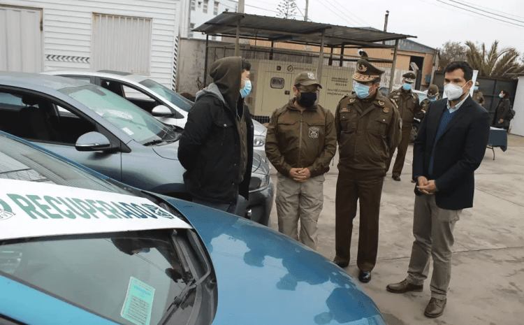 Carabineros ha recuperado más de un millón de dólares en vehículos