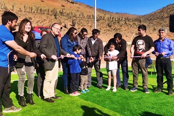 Canela: Vecinos de la localidad de Canelillo cuentan con un nuevo campo deportivo