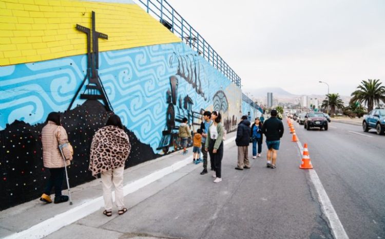 Coquimbo: Murales rescatan la historia y el arte de la comuna