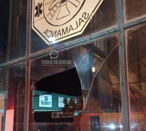  Salamanca: Cuartel de Bomberos de Salamanca sufre vandalismo