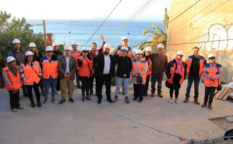 Los Vilos: Positivo balance deja inspección a obras del proyecto que remodelará escaleras turísticas en la comuna
