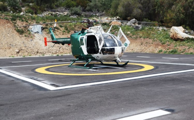  MOP inaugura Punto de Posada para helicópteros en Coirón, Salamanca